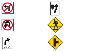 road signs and meanings for permit test