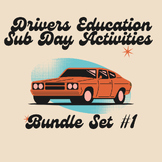 Drivers Education Lesson Plans ( 5 Sub Day or Classroom Da