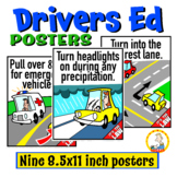 Drivers Education Posters