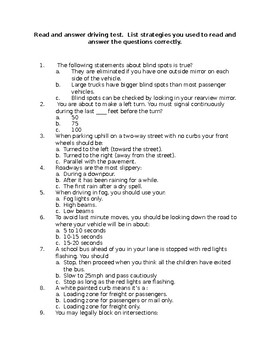 Drivers Ed Chapter 4 Worksheet Answers - Worksheet List