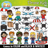 Drone Kids Clipart {Zip-A-Dee-Doo-Dah Designs}