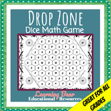 Dropzone Dice Game for Math - Add/Multiply