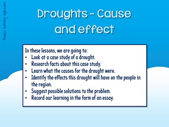 cause and effect of drought essay