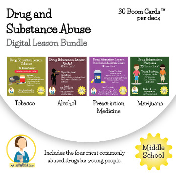 Preview of Drug Abuse Prevention Bundle/Alcohol/Tobacco/Marijuana/Prescription Medicine