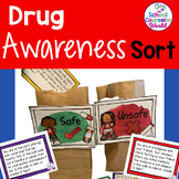 Drug Awareness Paper Bag Sort, Safe and Unsafe Choices 