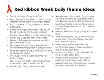 Red Ribbon Week Reading Bookmarks – Just Say No | Red Ribbon Week Bookmarks