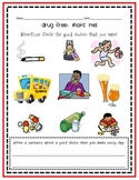 Drug Free That's Me!- Red Ribbon Week Activity