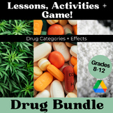 Drug Unit Bundle : Depressants , Stimulants , Hallucinogens