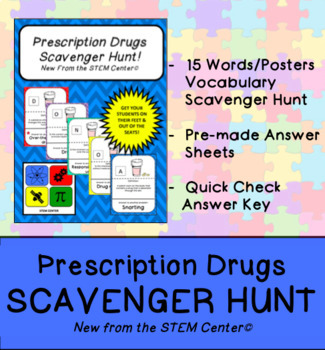 Preview of Drug Use Scavenger Hunt