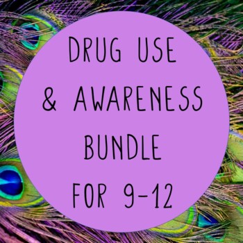 Preview of Drug Use and Awareness for 9-12 NO PREP Google Slides Digital Presentations