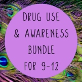 Drug Use and Awareness for 9-12 NO PREP Google Slides Digi