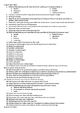 Drug and Alcohol Quiz with answers - Health/PE