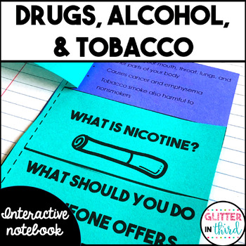 Preview of Drugs & Alcohol Health activities Interactive Notebook