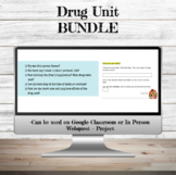 Drugs Unit BUNDLE | Webquest + Project | Drug Education | 
