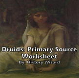 Druids: Primary Source Worksheet (Julius Caesar)