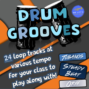 Preview of Drum Background Tracks - 24 loop tracks at various tempo!