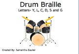 Drum Braille File Folder Game