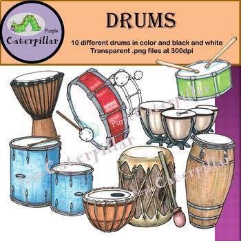 Preview of Drum Clip Art