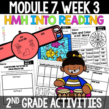 Preview of Drum Dream Girl Module 7 Week 3 HMH Into Reading 2nd Grade PRINT and digital