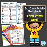 Dry Erase Activity Worksheets - Long Vowel Words