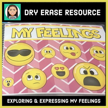 Preview of Dry Erase BooK: Expressing Feelings & Emotions