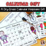 Dry Erase Calendar Keepsake Gift