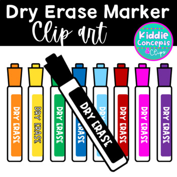 dry erase markers clipart