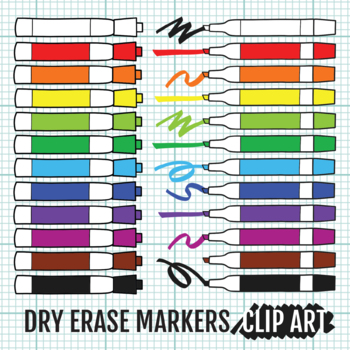 Clip Art: Dry Eraser Color I