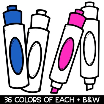 Dry Erase Markers and Scribbles Clipart  Dry erase markers, Dry erase,  Back to school clipart