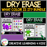 Dry Erase What Color Is It? Workbook: Color Bundle