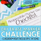 Dry Erase & Whiteboard Marker Challenge - A Classroom Mana
