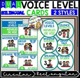 Dual Bilingual Voice Level Cards BLUE and GREEN
