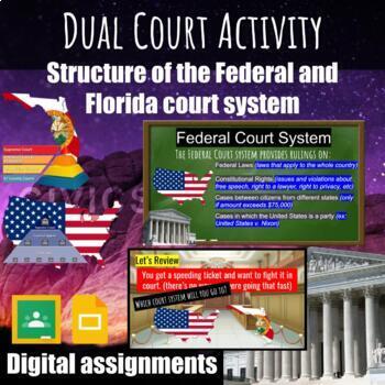 Preview of Dual Court System Presentation and Scenarios Drag and Drop