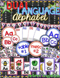 Dual Language Alphabet & Word Wall Letters