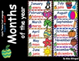 Dual Language Apple Months of the Year in English & Spanish