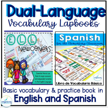 Preview of Dual Language Vocabulary Bundle |Lapbook in English and Espanol