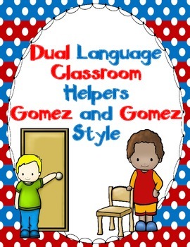 Preview of EDITABLE Dual Language Classroom Helpers