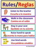 Dual Language Classroom Rules