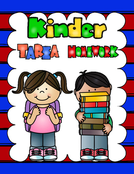 Preview of Dual Language Kinder Homework Helper:  Dual Kinder Homework Folder