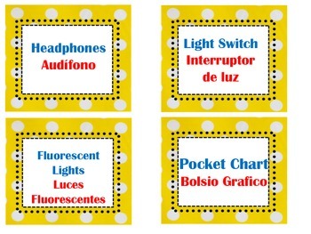 Preview of Dual Language Lables, research signs and LOD signs