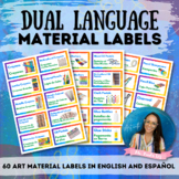 Dual Language Material Labels