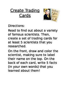 Preview of Dual Language - Scientist Trading Cards BIL