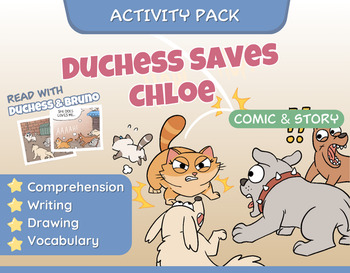 Preview of Duchess Saves Chloe - Comic and Story Activity Pack