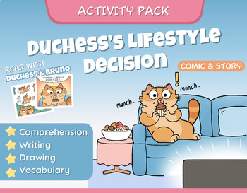 Preview of Duchess's Lifestyle Descision - Comic and Story Activity Pack