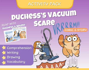 Preview of Duchess's Vacuum Scare - Comic and Story Activity Pack