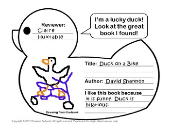 Preview of Duck Book Report