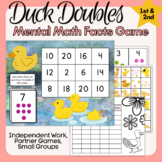 Duck Doubles Math Fact Fluency Addition Sums to 20 Cover C