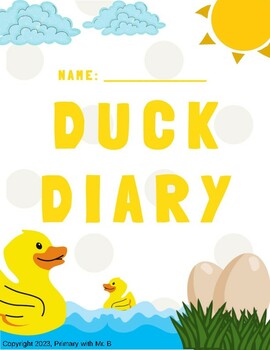 Preview of Duck Hatching Diary - Interactive Notebook for Observations WITH DIAGRAMS!!