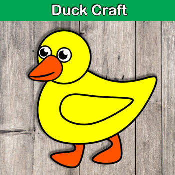 Duck craft / farm animals activity / 5 little ducks by Hope Learning ESL