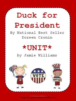 Preview of Duck for President BOOK UNIT